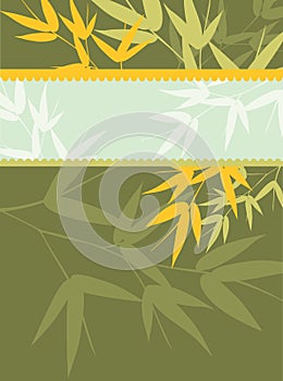 Bamboo Card Series - Green