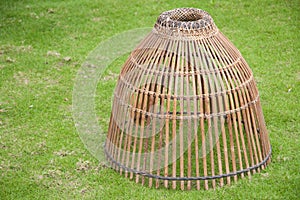 Bamboo craft tool for catch fish, Thailand style