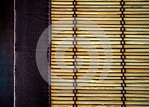 Bamboo curtain background