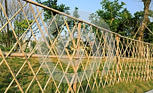 bamboo garden fence