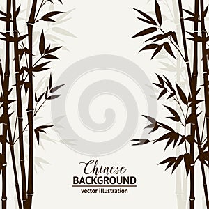 Bamboo forest card