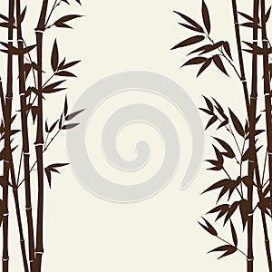 Bamboo forest card