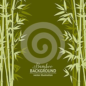 Bamboo forest card