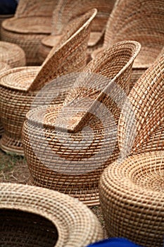 Bamboo garden seats