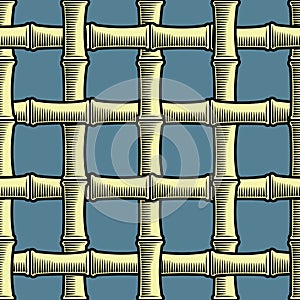 Bamboo grate seamless background