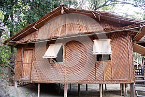 Bamboo house