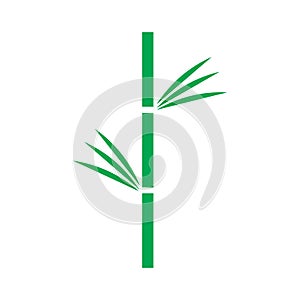 bamboo illustration logo vector