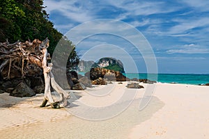 Bamboo island beautiful beach in summer, Krabi