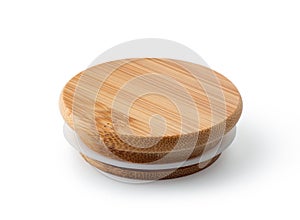 bamboo lid of jar