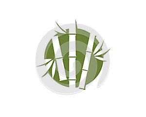 Bamboo Logo Template vector icon