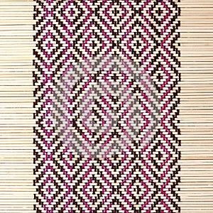 Bamboo mat bamboo pattern texture background