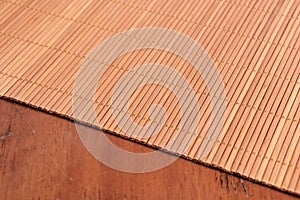 Bamboo mat. Chinese Japanese background