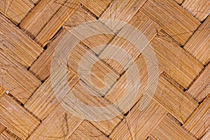 Bamboo matting background.