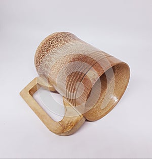It is a bamboo mug