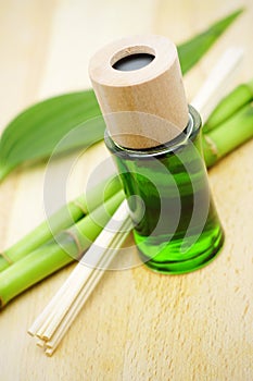 Bamboo oil diffuser photo