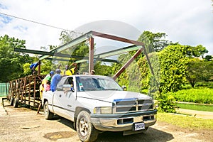 Bamboo Rafting on the Martha Brae River in Jamaica.