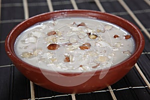 Bamboo rice Pal payasam