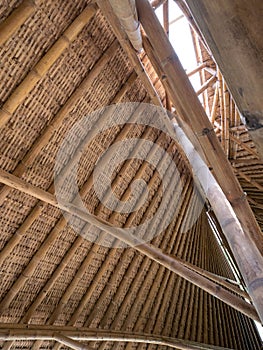 Bamboo Roof Construction, Roof Construction Made From Bamboo