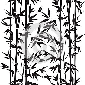 Bamboo seamless pattern