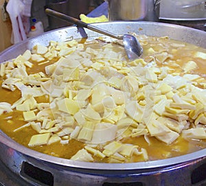 Bamboo shoot, a common snack in Taiwan