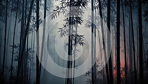 Bamboo Spotlight Background