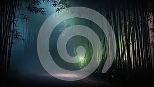 Bamboo Spotlight Background