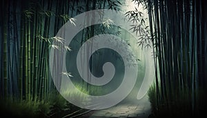 Bamboo Spotlight Background