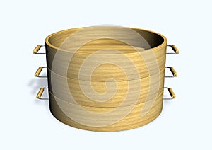 Bamboo steamer photo