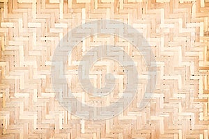 Bamboo texture in weave seamless pattern , crafts wood background