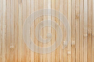 Bamboo texture. Wooden background. Japanese style. Narrow wooden slats held.