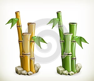 Bamboo vector icons