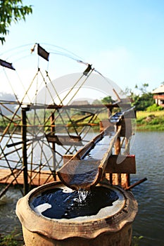 Bamboo Water Wheel