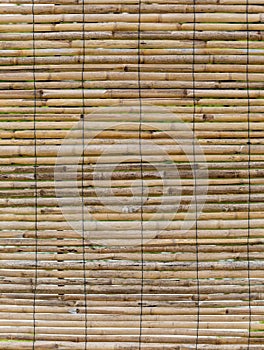 Bamboo weave curtain