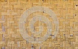 Bamboo wickerwork for background and texture photo