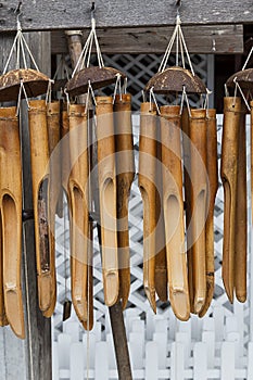Bamboo wind chimes