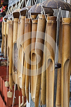 Bamboo wind chimes