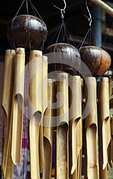 Bamboo wind chimes