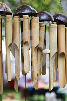 Bamboo wind chimes
