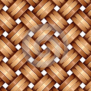 Bamboo wood weaving pattern, natural wicker texture surface theme concept