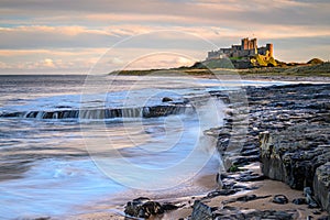 Bamburgh Beach below the Castle