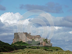 Bamburgh Castle from the south