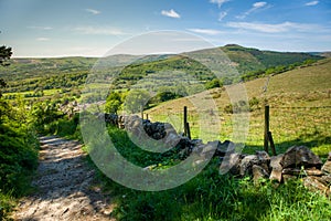 Bamford Edge footpath