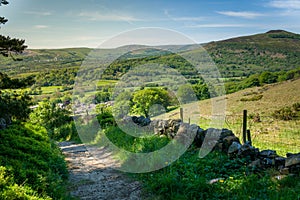 Bamford Edge footpath