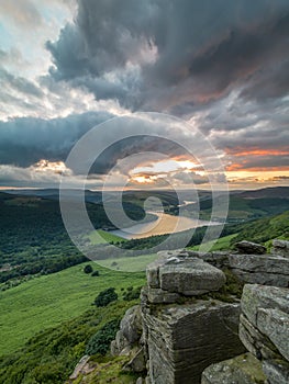 Bamford Edge Sunset