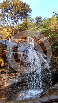 Bamni Falls in Purulia Ajodhya pahar hills, west Bengal photo