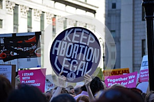 Ban the Ban abortion rights protest