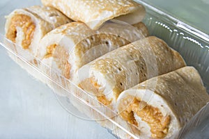 Ban Chien Kueh Peanut Pancakes Closeup