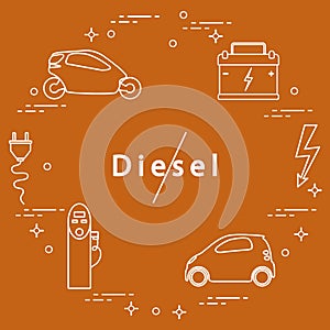 Ban on diesel engines. Transport eco technologies.