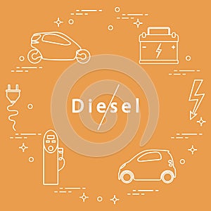 Ban on diesel engines. Transport eco technologies.