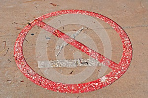 Ban dips, signal, prohibition, interdiction, Higgs beach pier, sea, Key West photo